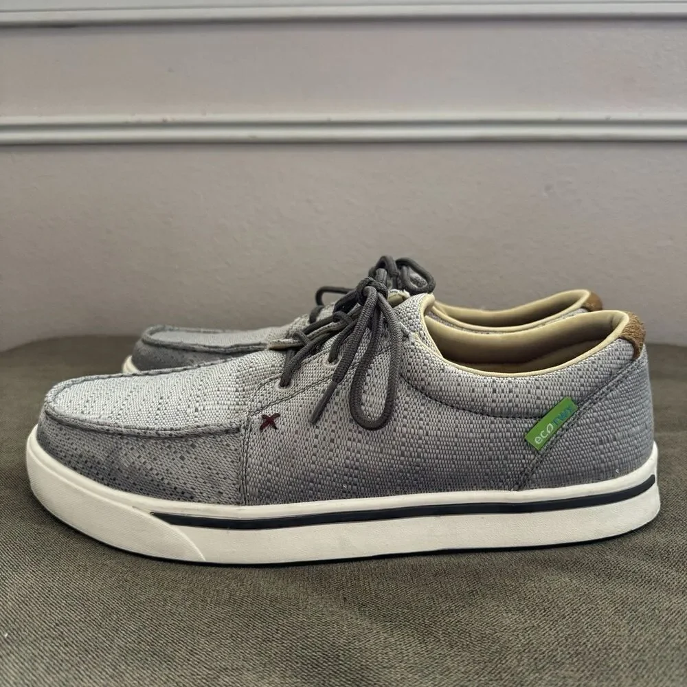 Twisted X Men's Kicks Work Shoes - Nano Composite Toe Light Grey 9W Mcan003